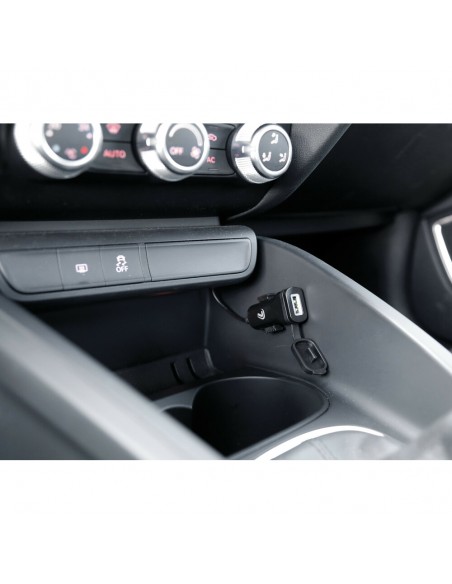 CARGADOR USB 12/24V CON FIJACION CON TORNILLO Y CONECTORES
