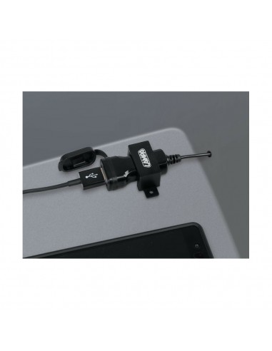 CARGADOR USB 12/24V CON FIJACION CON TORNILLO Y...