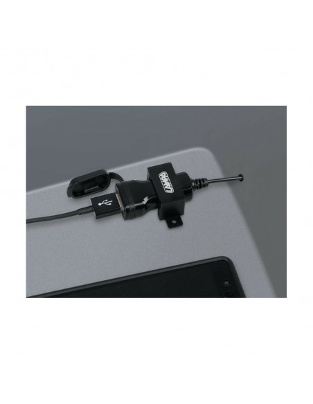 CARGADOR USB 12/24V CON FIJACION CON TORNILLO Y CONECTORES