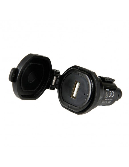 CARGADOR DE BATERIA DIN USB 12/32V 2400mA (CARGA RAPIDA)