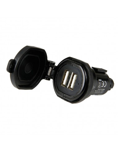 CARGADOR DE BATERIA  Din 2 USB 12/32V 2700mA...