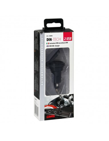 CARGADOR DE BATERIA  Din 2 USB 12/32V 2700mA...