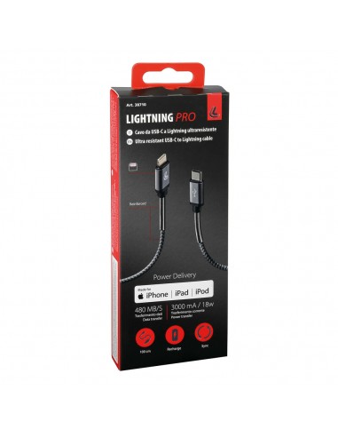 CABLE USB TIPO C+ LIGHTNING 100CM