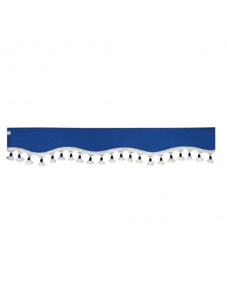 CORTINAS DE MICROFIBRA AZUL (2 UNIDADES)