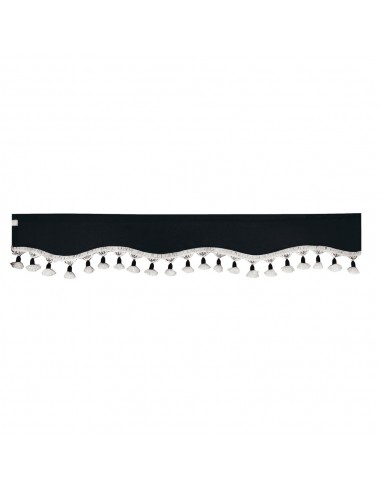 CORTINAS DE MICROFIBRA NEGRO (2 UNIDADES)