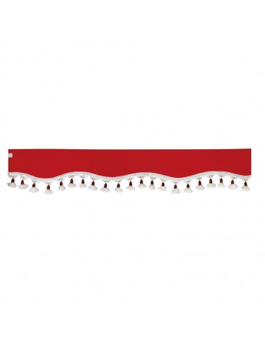 CORTINAS DE MICROFIBRA ROJO (2 UNIDADES)