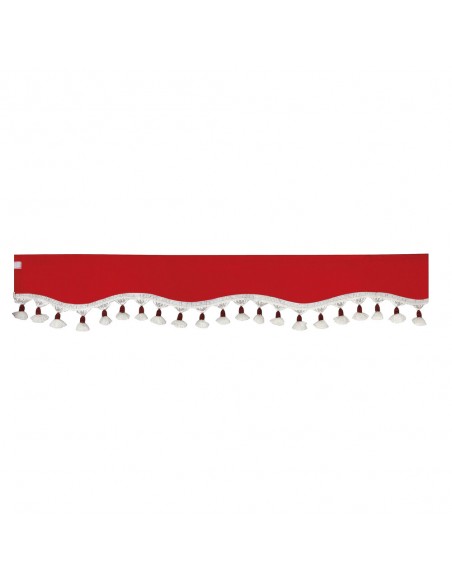 CORTINAS DE MICROFIBRA ROJO (2 UNIDADES)